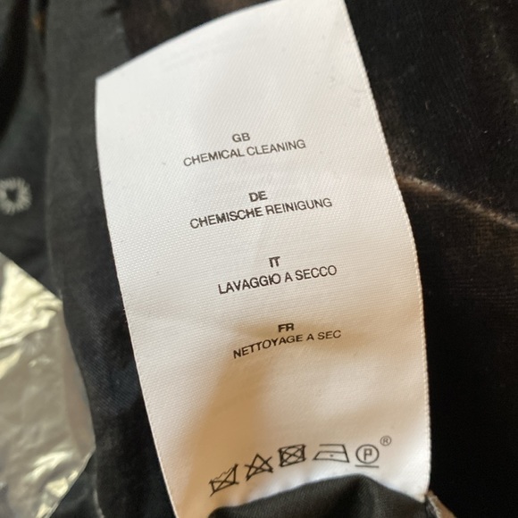 NWT CLOSED Men's Size Large Cox Viscose Silk Blend Velvet Blazer long sleeve Poc - Picture 6 of 6